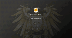 Desktop Screenshot of prester.org